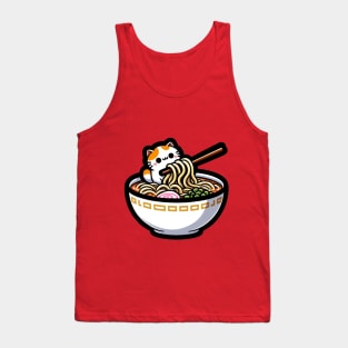 Ramen and Cat Tank Top